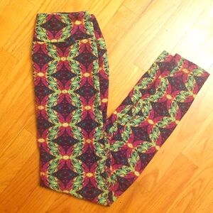 Lularoe OS leggings multicolor